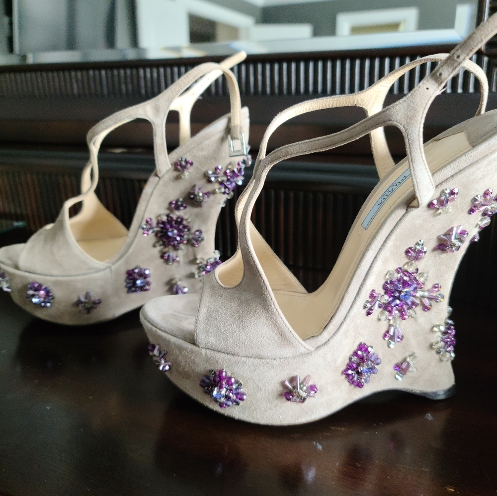 Prada wedges